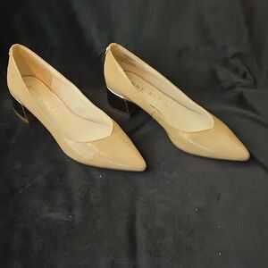 Anne Klein Tan Pointed-Toe Heels